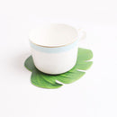 Non-slip Mat Bowl Pad Dining Pads Cup Coasters Leaf Pattern Table Placemat