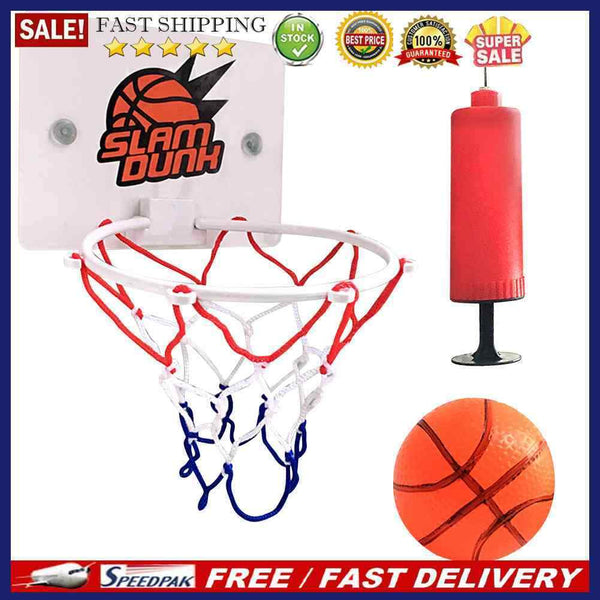 Basketball Backboard Hoop Mini Board Box Set Children Indoor Sports Ball Ga