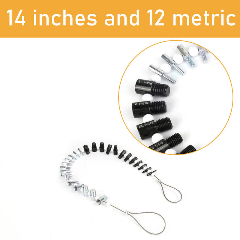 Bolt Nut Screw Threader 26 Male/Female Size Meter Measuring