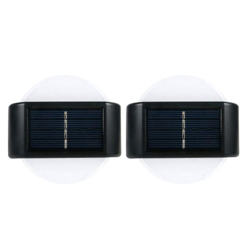 2 Packs Solar Light Garden Decor Solar Lamp Outdoor for Home(Square White L