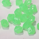 100pcs Luminous Glowing Stones Glow in the Dark Garden Decor Pebble (G)