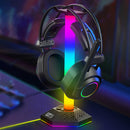 RGB Gaming Headphone Stand Headphones Hanger Dual USB2.0 Expansion Interface
