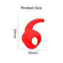 2pcs Earphone Holders Cover Ear Hook for Monster Beats Studio Buds ((Red) Newly