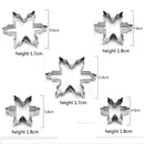 Decorative Tools DIY Biscuit Snowflake Cookie Cutter Mold Stainless Steel