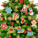 Christmas 5D DIY Special Shape Diamond Xmas Tree Hanging Pendant for Home Par