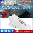 12-32V 1100GPH Marine Submersible Automatic Bilge Pump Float Switch Hardware