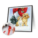 DIY Cat and Puppy Oil Paint by Numbers Kit Drawing on Canvas Pictures Home De