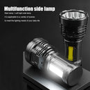 Ultra Bright LED Flashlight COB USB Rechargeable 500LM Camping Torch Light Newly