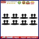 8Pcs Car Interior Clip Earphone Cable Clip Arrangement Panel Clamp(Black)