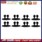 8Pcs Car Interior Clip Earphone Cable Clip Arrangement Panel Clamp(Black)