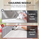 Steel Perfect Caulking Nozzle Applicator 14pcs Sealant Tools Finishing M3N8