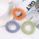 Fashion Plush Scrunchies Rubber Hair Accessorier Ponytail Holder Headband
