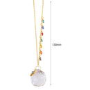 Colorful Crystal Wind Chimes Pendant Prisms Jewelry Home Garden Hanging Craft