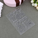 DIY Transparent Cartoon Scrapbooking Album Card ?Silicone Seal Stamp Sheets