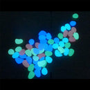 Noctilucent Colorful Pond Stones Fish Tank Aquarium Glow In The Dark Pebbles