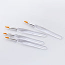 Makeup Tool Crystal Handle Lipstick  Flexible Lip Brushes Applicator