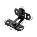 #A Stainless Steel Barn Door Hook Lock Window Right Angle Sliding Door Buckle