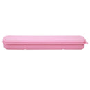 5pcs Stainless Steel Reusable Bent Straight Drink Straws with Brush (Pink) Newly