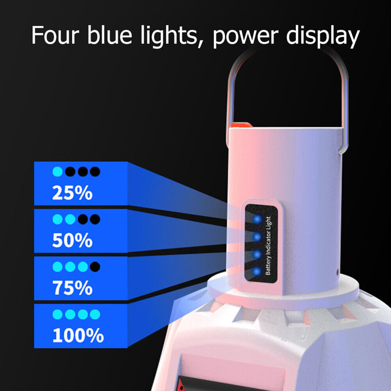 USB Solar Remote Control Bulb Lamp Outdoor Waterproof Garden Hanging Nightlight