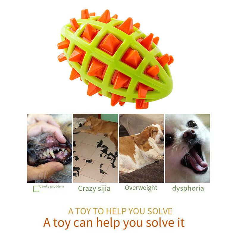 Pet Chew Toys TPR Interactive Playing Funny Molar Dog Squeaky Sound Puppy T