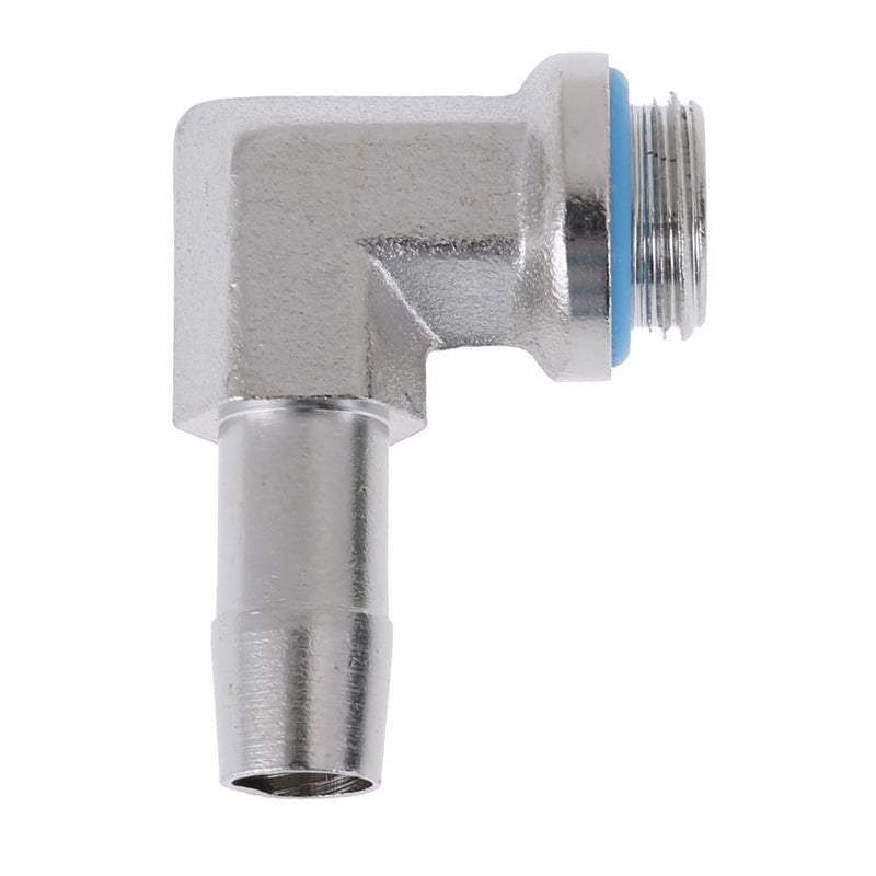 9mm OD PC Cooling System Part G1/4 Thread 90 Degree Elbow Pipe Connector Newly