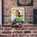 Mermaid Retro Metal Plate Tin Sign for Bar Pub Club Cafe Wall Art Decor