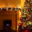 50LED 9.5m Solar Cherry Blossom String Light Decorative Lamp (Warm White) Newly