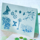 Butterfly Flower Transparent Clear Stamp for DIY Scrapbooking Paper Crafts Newly