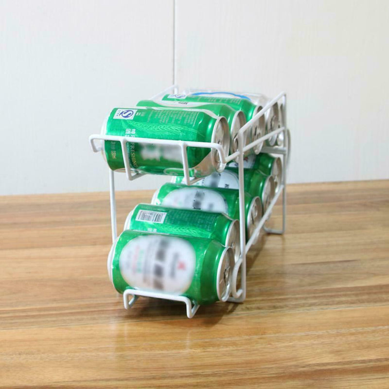 Food Tin Can & Drink Dispenser Kitchen Cupboard Fridge Rack Storage NICE D0B4