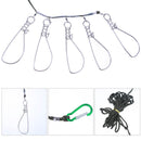 4.5 Feet Lock Buckle Stick Stainless Steel Fish Buckle Fish 5 Lock Bait Fishing A