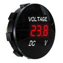 D3 Car Motorcycle DC 12-24V Digital Panel Voltmeter Voltage Meter (Red) Newly