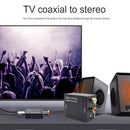 Optical Digital Stereo SPDIF Toslink Coaxial Signal to Analog Adapter (C) Newly