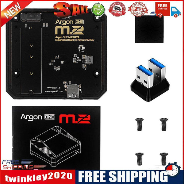 Argon ONE Case M.2 Expansion Board USB 3.0 SATA Adapter for Raspberry Pi 4B