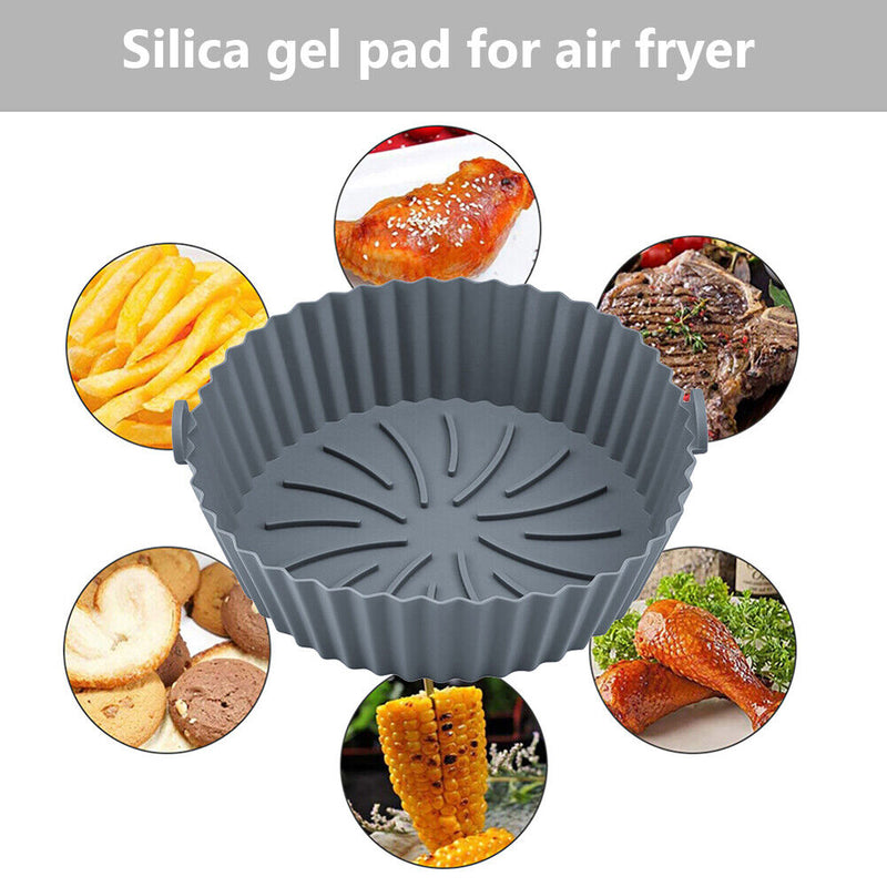 Silicone Air Fryer Mats Heat-resistance for Oven Microwave Cake Baking Mould