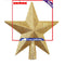 Glitter Christmas Star Tree Topper Sparkling Five-Point for Star Christmas Tree