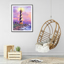 Diamond Painting Kit Lighthouse Full Round Drill DIY Mosaic Picture Home Deco