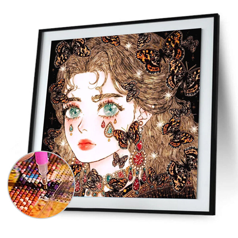 5D Diamond Painting DIY Butterfly Beauty Full Round Drill Picture (NY142)