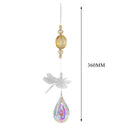 Crystal Wind Chimes Chandelier Rainbow Dragonfly Beads Hanging Decor (6)