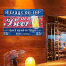 Waterproof Metal Poster Retro Beer Tin Plaques Wall Signs for Bar Pub (1) Newly