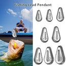 Line Sinkers Fishing Lead Pendant Fishing Lead fall Fishing Tools Flat Shaped