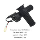 1 Pair Electric Bicycle Throttle Grip 12-80V Accelerator for E-Scooter/Tric