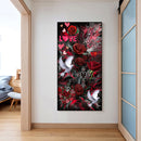 Cross and Dove on Flowers Oil Paint By Numbers DIY Frameless Drawing for Ad