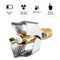#A Stainless Steel Manual Nose Trimmer for Men Nose Cleaner Razor Shaver Washabl