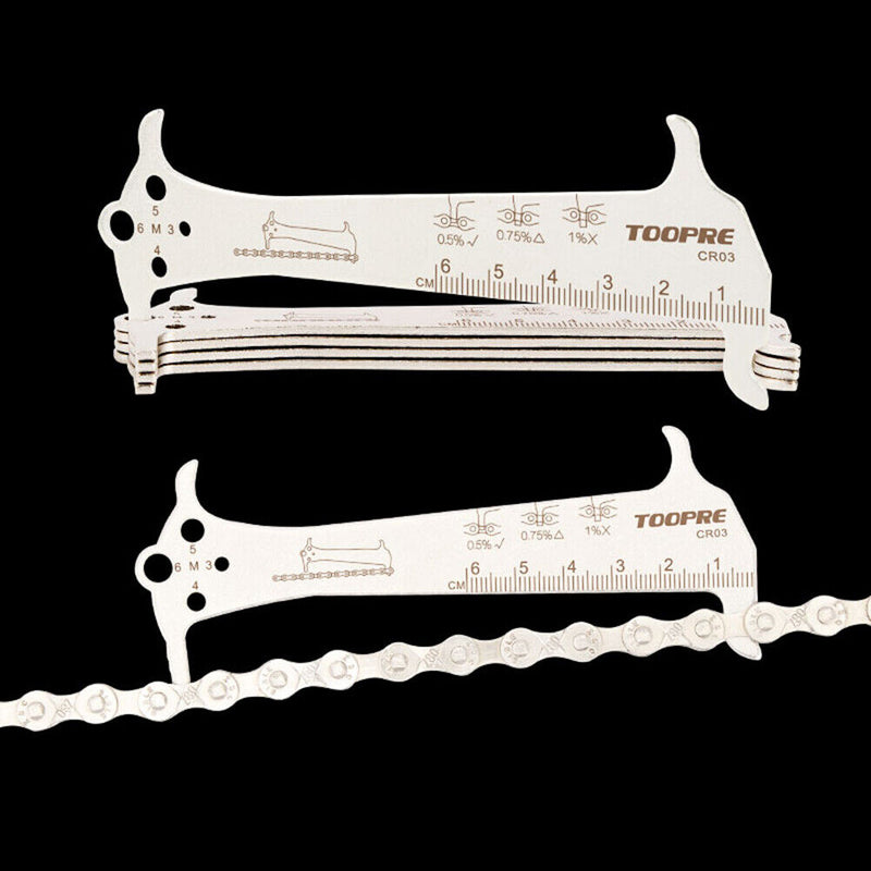 3 in 1 Mountain Bicycle Chains Measuring Rulers Chain Caliper Checker Indicat