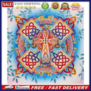 DIY 5D Mosaic Mandala Flower Drawing Part Special Shape Rhinestone Painting K