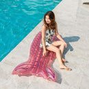 Pool Floats Bed Mattress Inflatable Water Hammock Lounger for Adults (Pink)