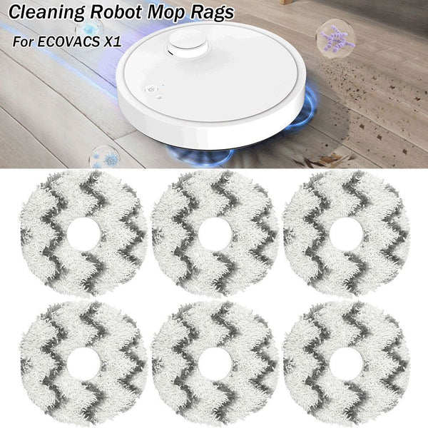 Washable Replacement Mop Pads Mopping Pads Mop Cloth Cleaning Robot Mop Rags