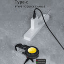 Multifunction Mini COB Keychain Work Lamps USB Rechargeable Camping Flashlight