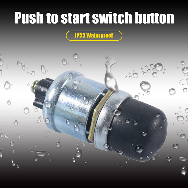 Waterproof 12-50V Horn Ignition Starter Switch Boat Push Button Car Switch Newly