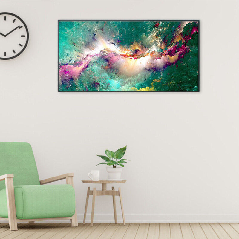 Colorful Cloud Oil Paint by Numbers Hand Painted Frameless Picture Home Orn